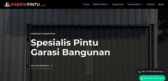 Website: Pintu Bangunan